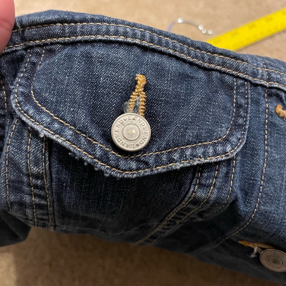 Lands’ End Blue Denim Vest Size S - Picture 7 of 7